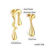 Stainless Steel Waterproof Earrings