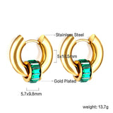 Stainless Steel Waterproof Earrings
