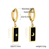 Stainless Steel Waterproof Earrings