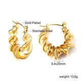 Stainless Steel Waterproof Earrings