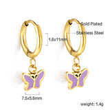 Stainless Steel Waterproof Earrings